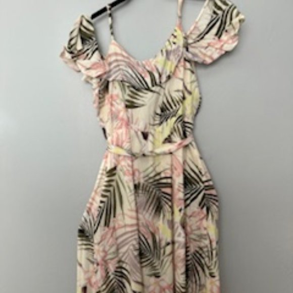 CeCe floral leaf dress resort dress size 2 - Picture 2 of 2